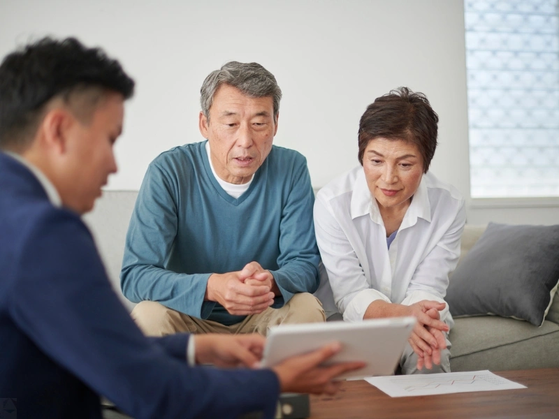 Estate planning advisor creates a trust for a couple. Trust benefits, advantage of a trust, benefits of having a trust.
