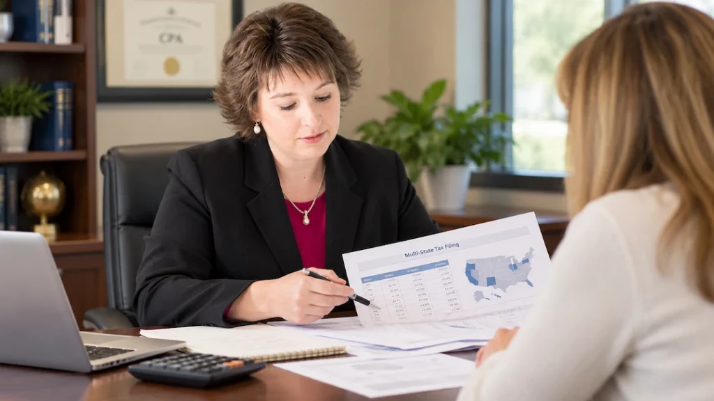 CPA meeting with a client: Tax Consultant Durham NC | Business Tax Consulting Durham | CPA Tax Planning Meeting