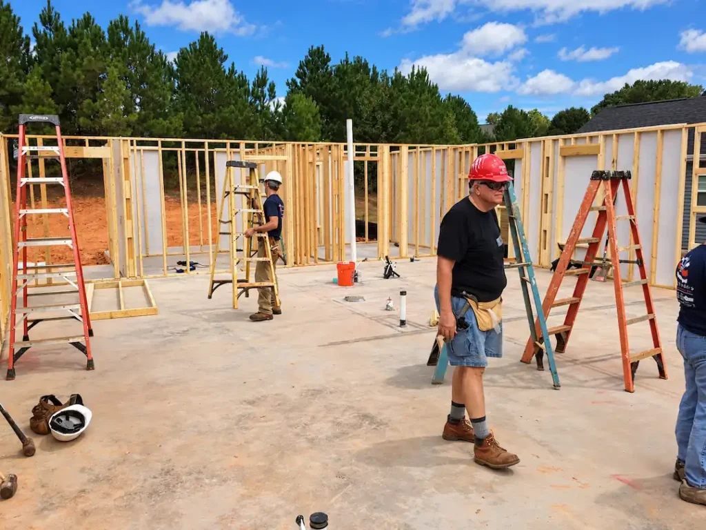 Nonprofit volunteers building a home. financial statements for nonprofits, non profit organization financial statements, nonprofit financial statements, not for profit financial statements Raleigh, NC.